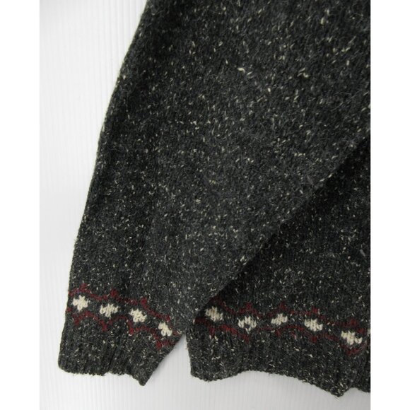 VINTAGE St Johns Bay Sweater 3X Plus Wool Fair Isle Nordic Yoke 90s * - Picture 3 of 11